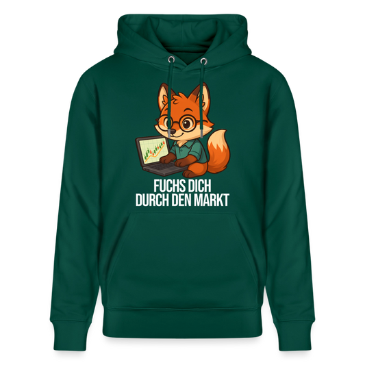 Fuchs dich durch den Markt Hoodie – Forest Green Edition - Forest