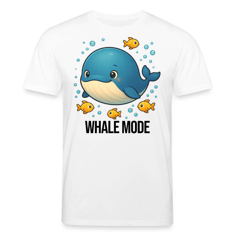 Whale Mode – Trading & Krypto Shirt hell - Weiß