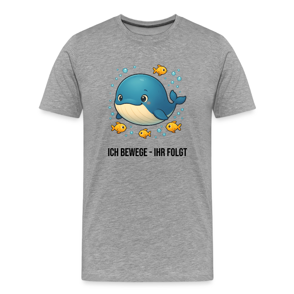 Herren T-Shirt Wal und Retailer - Grau meliert