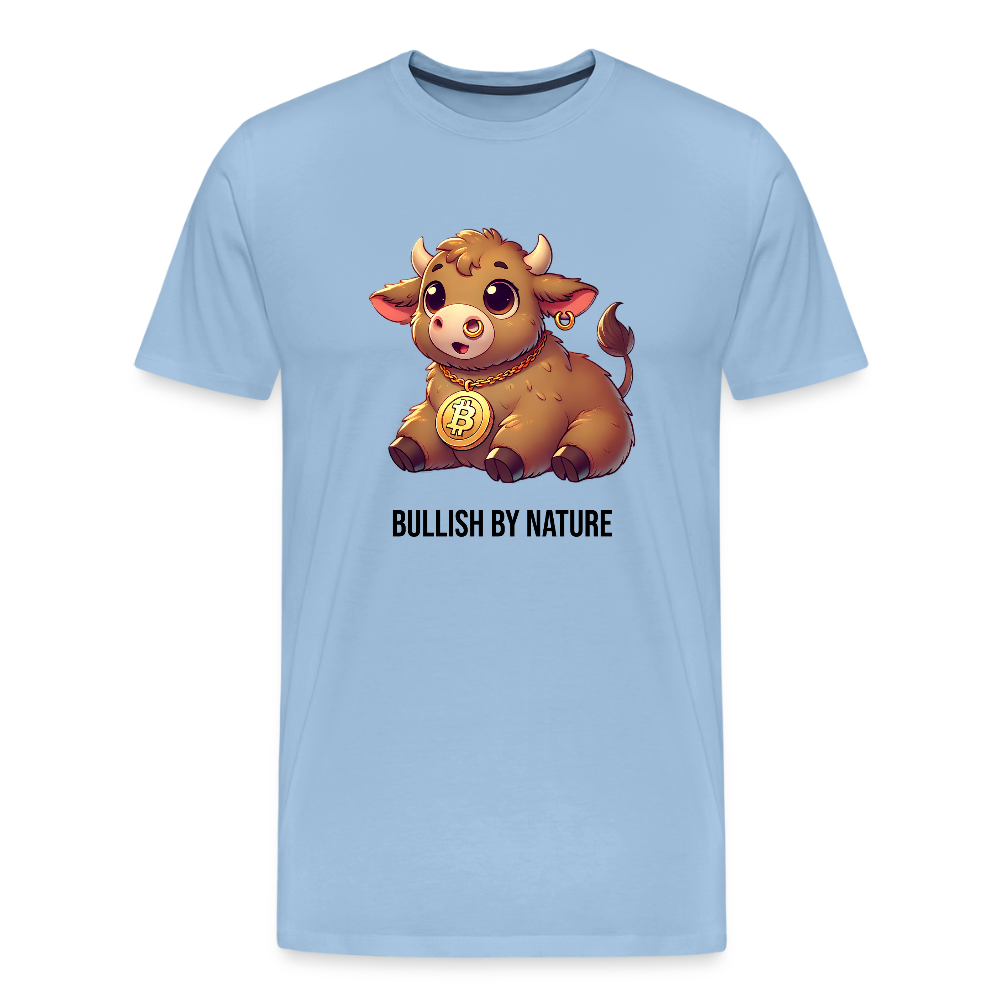 Herren T-Shirt Bullish by Nature - Sky