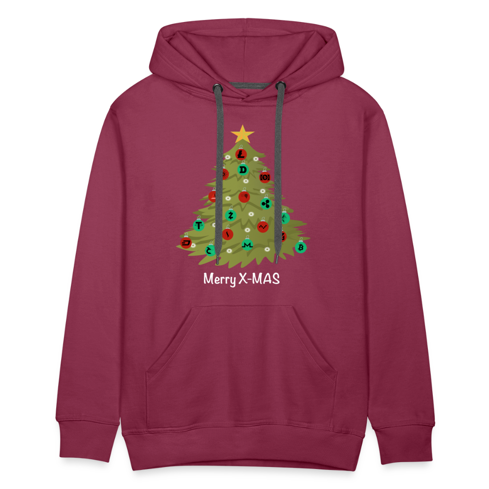 Krypto X-MAS Hoodie farbig/dunkel - Bordeaux