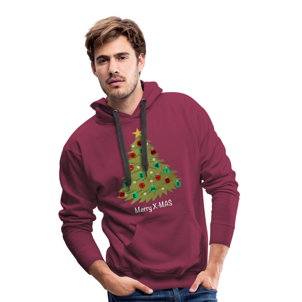 Krypto X-MAS Hoodie farbig/dunkel - Bordeaux