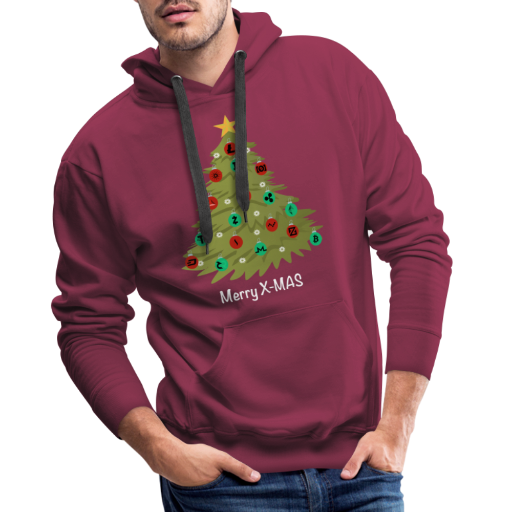 Krypto X-MAS Hoodie farbig/dunkel - Bordeaux