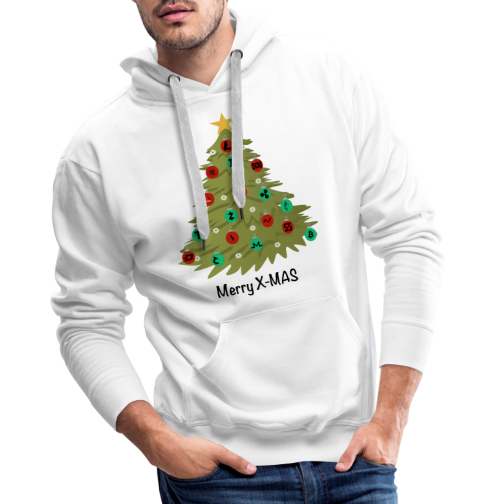 Krypto X-MAS Hoodie hell - weiß