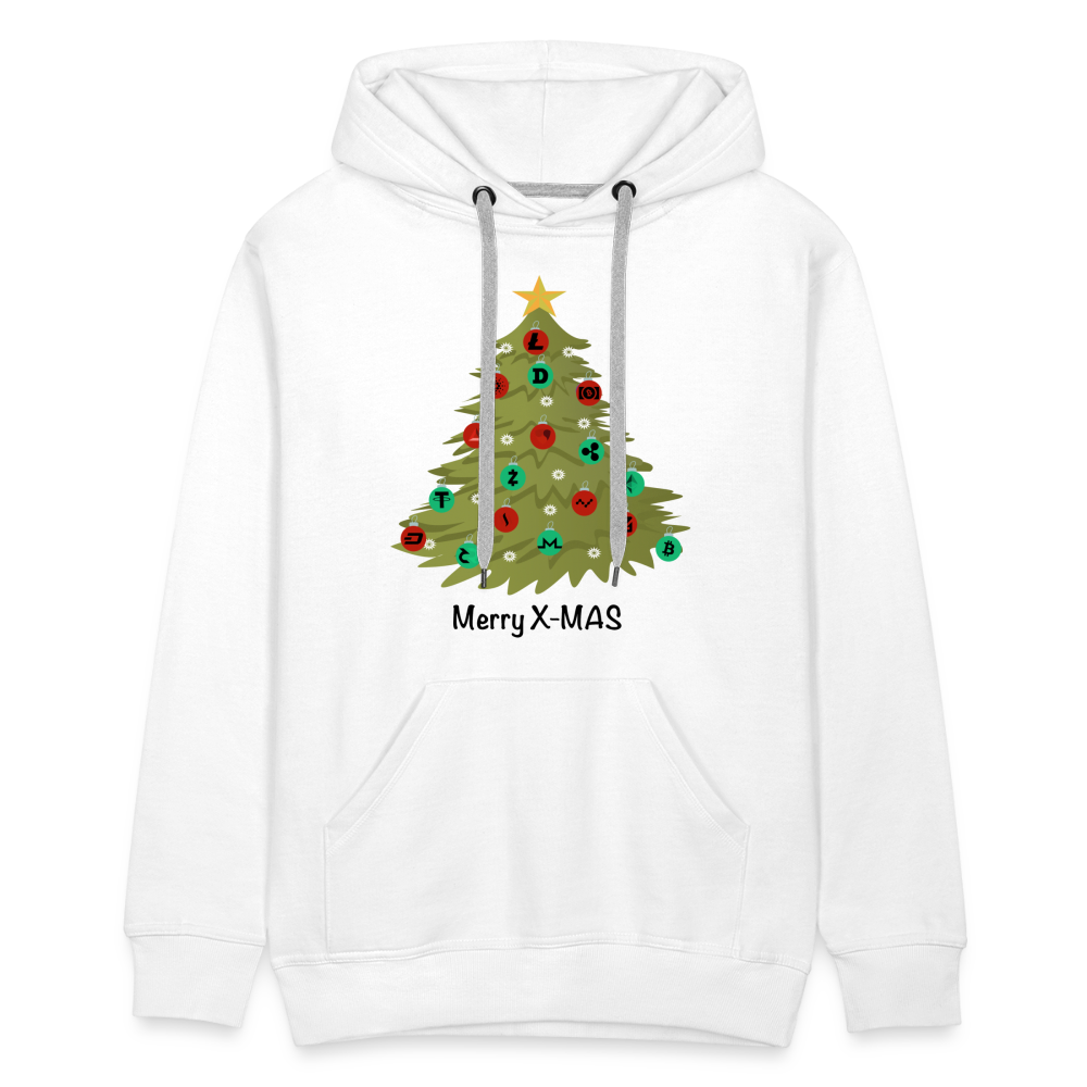 Krypto X-MAS Hoodie hell - weiß