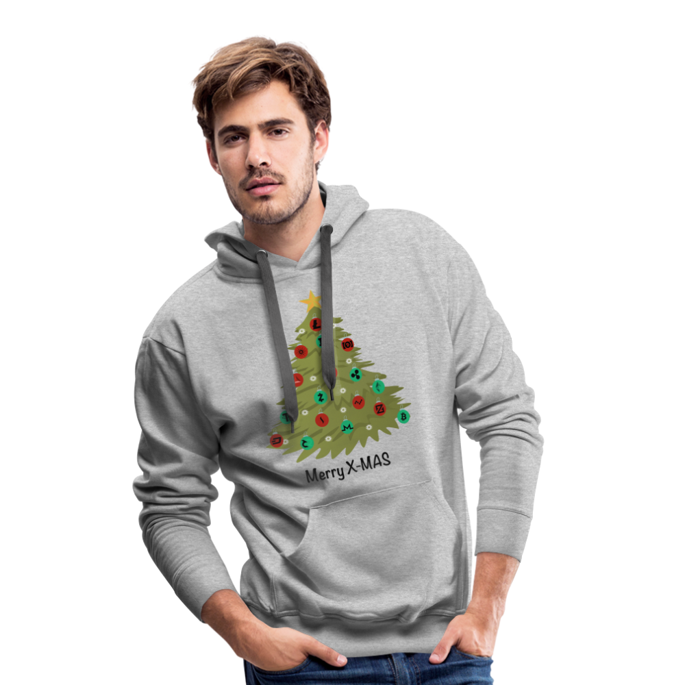 Krypto X-MAS Hoodie hell - Grau meliert