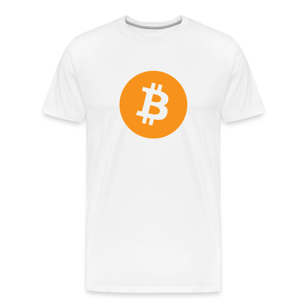 Bitcoin-T-Shirt - weiß