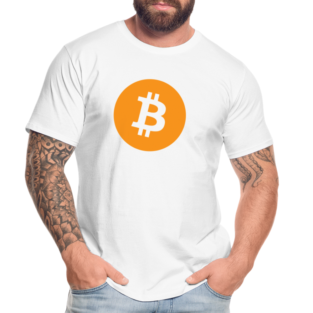 Bitcoin-T-Shirt - weiß
