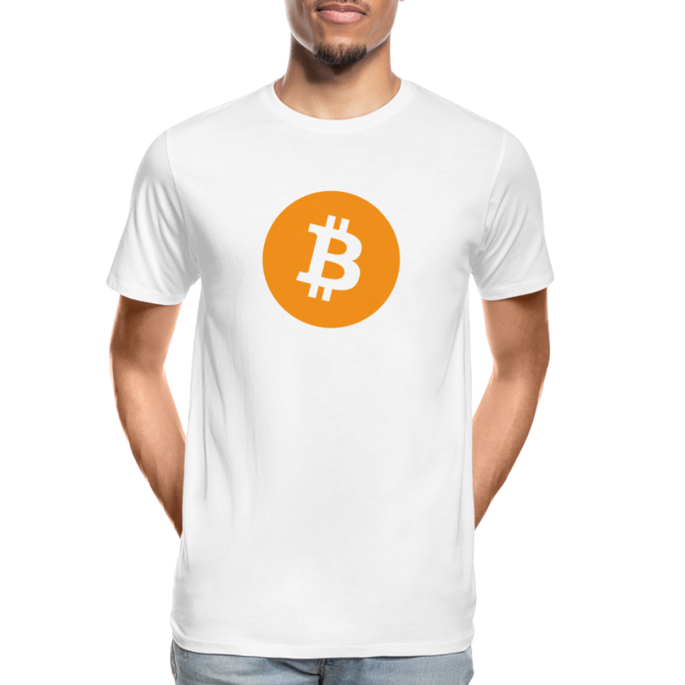 Bitcoin-T-Shirt - weiß