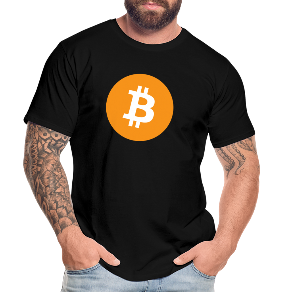 Bitcoin-T-Shirt - Schwarz