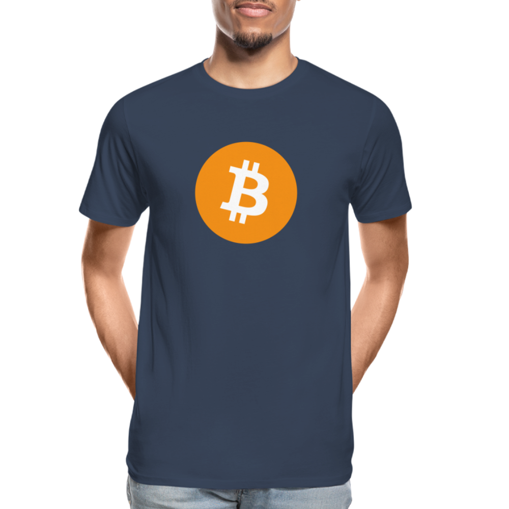 Bitcoin-T-Shirt - Navy