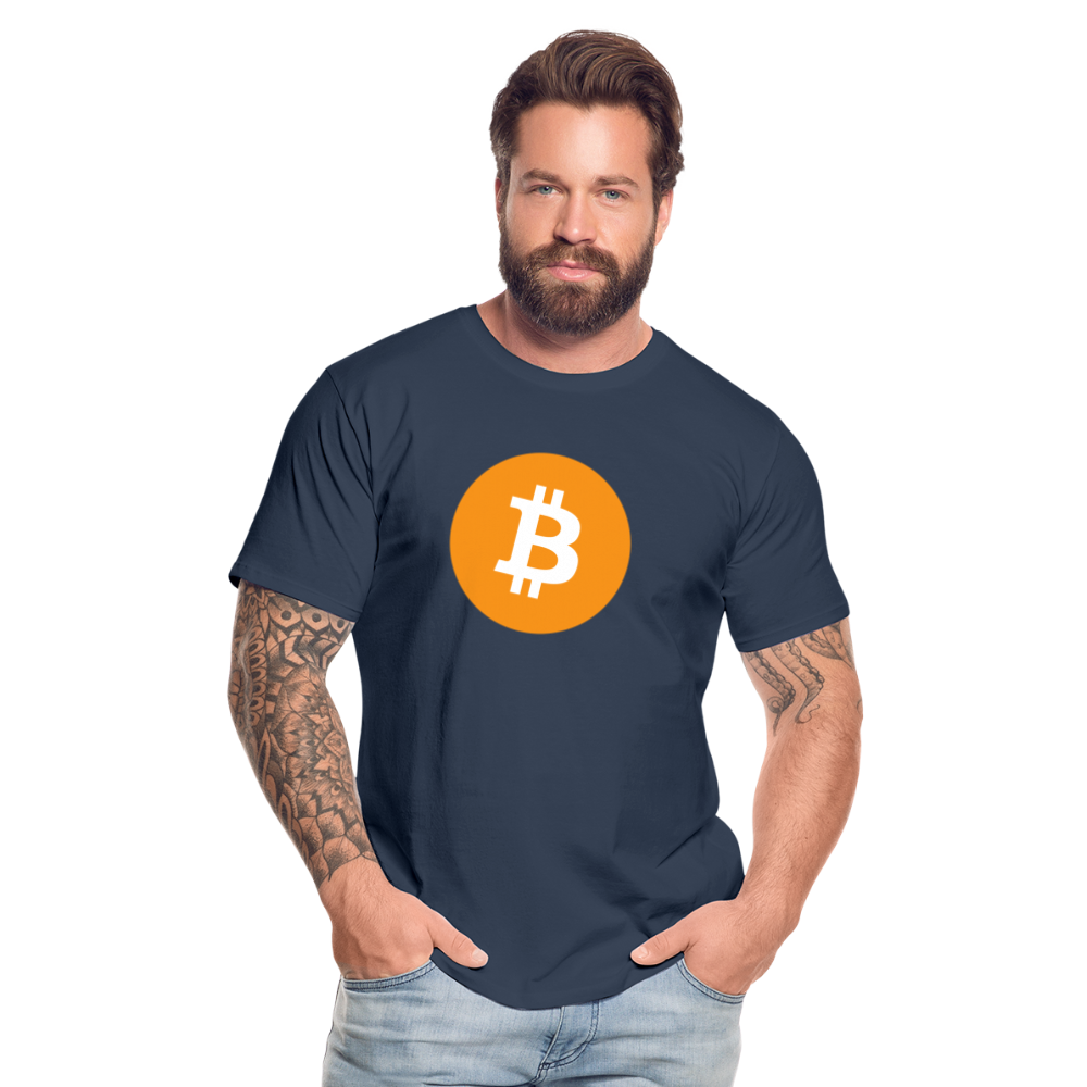 Bitcoin-T-Shirt - Navy