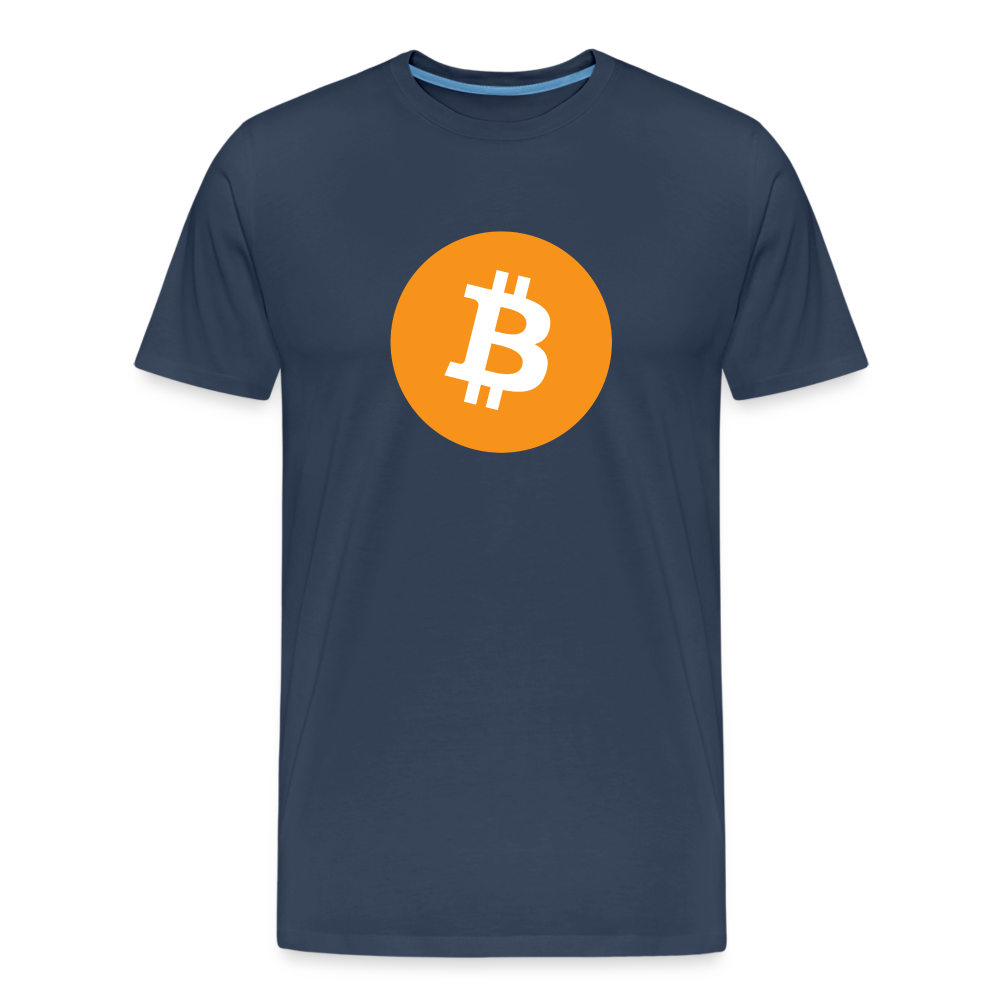 Bitcoin-T-Shirt - Navy