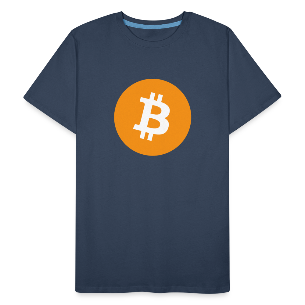Bitcoin-T-Shirt - Navy