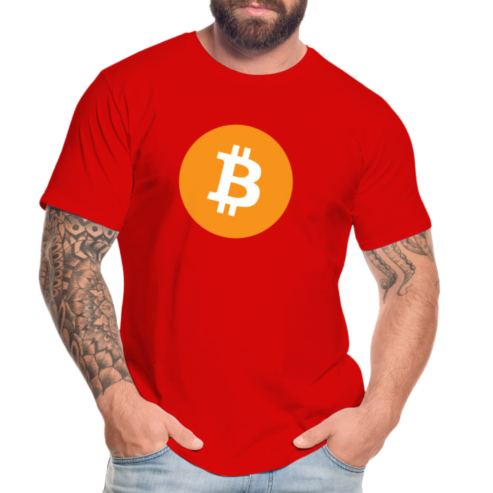Bitcoin-T-Shirt - Rot