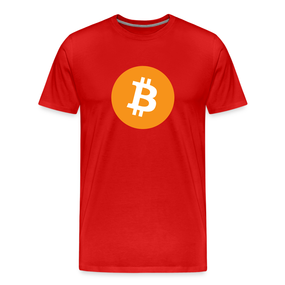 Bitcoin-T-Shirt - Rot