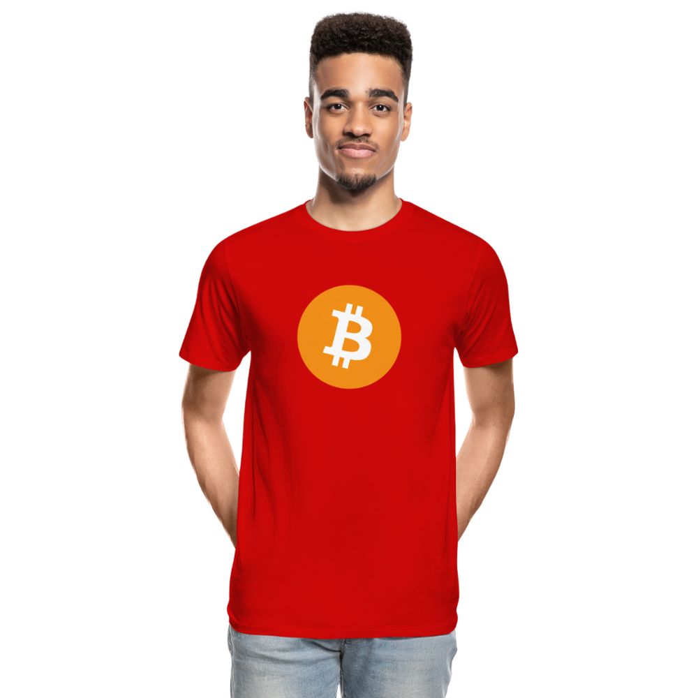 Bitcoin-T-Shirt - Rot