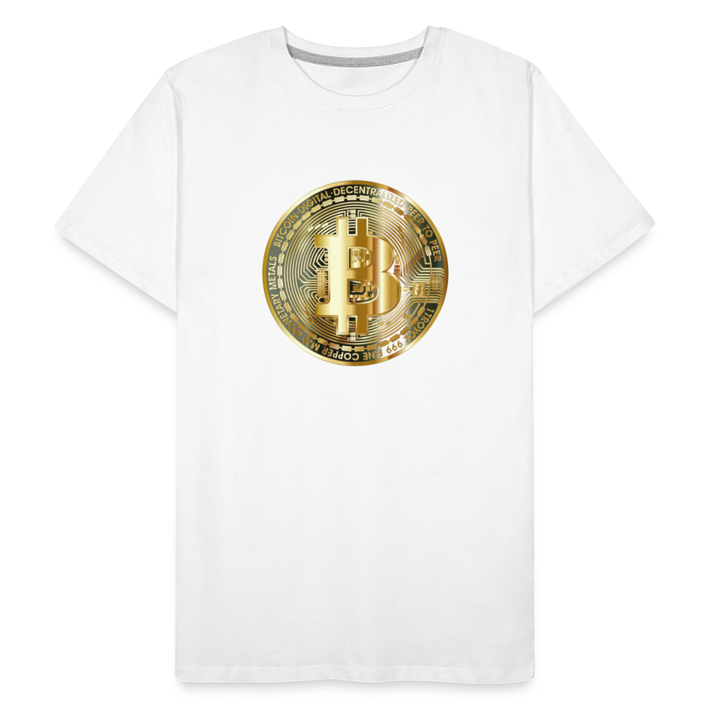 Bitcoin-T-Shirt - weiß