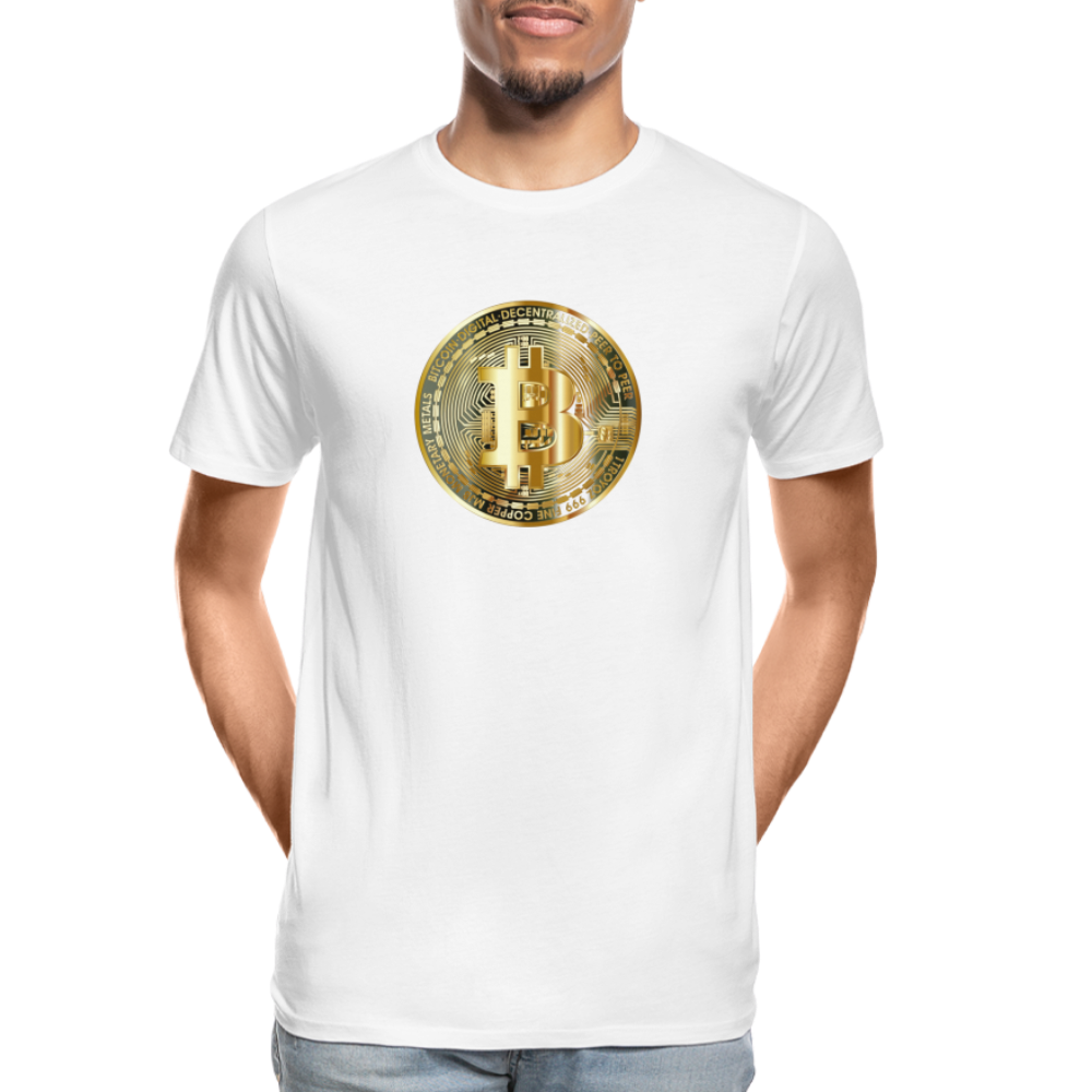 Bitcoin-T-Shirt - weiß