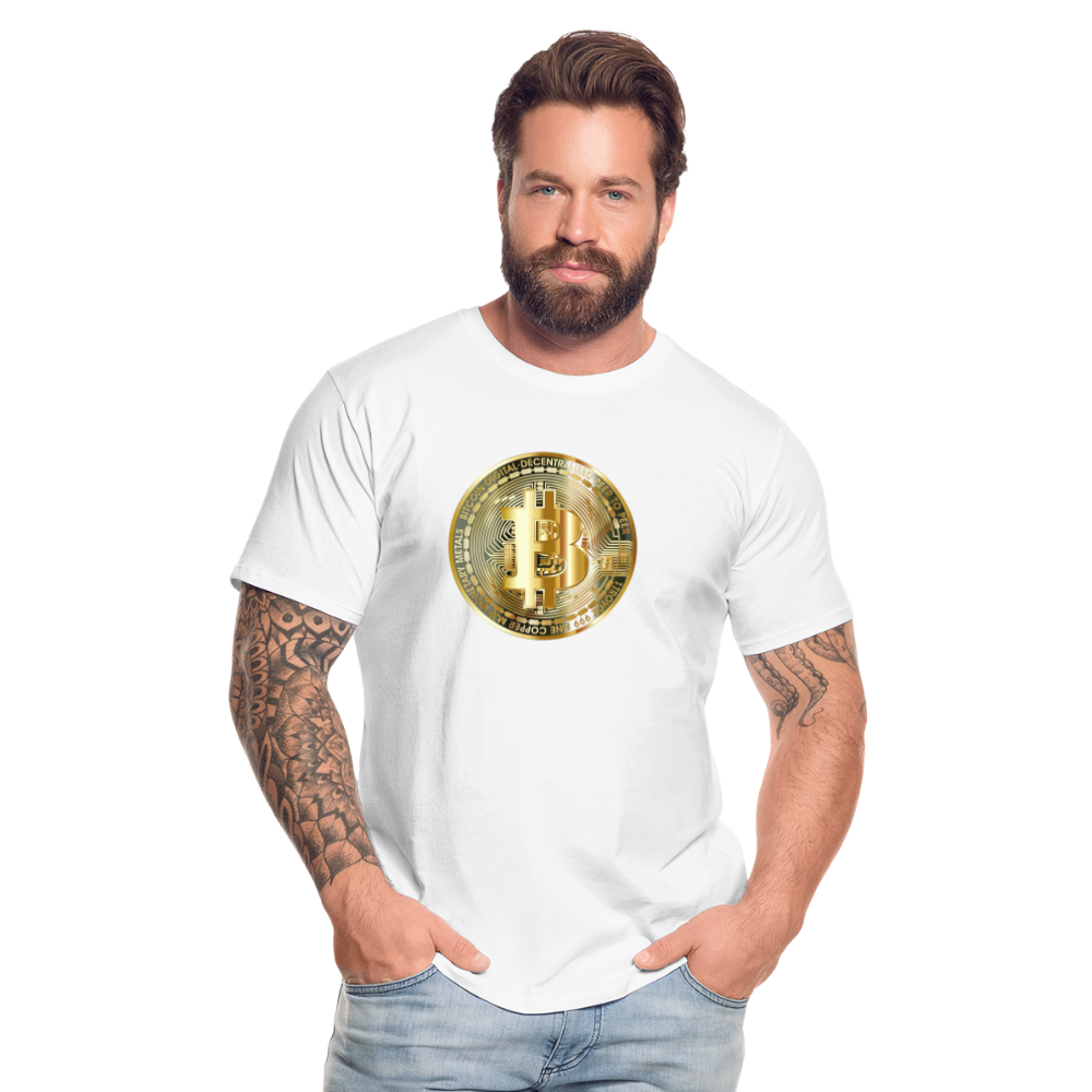 Bitcoin-T-Shirt - weiß