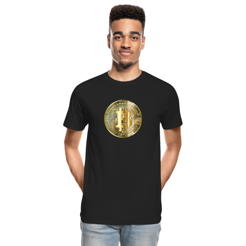 Bitcoin-T-Shirt - Schwarz