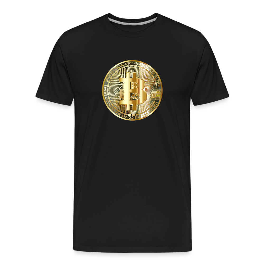 Bitcoin-T-Shirt - Schwarz