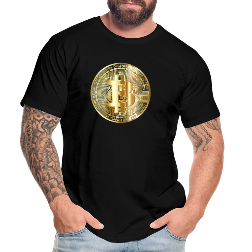Bitcoin-T-Shirt - Schwarz