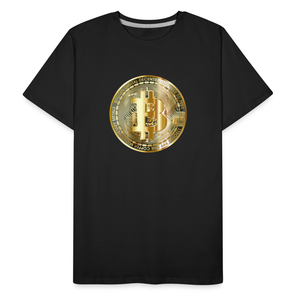 Bitcoin-T-Shirt - Schwarz
