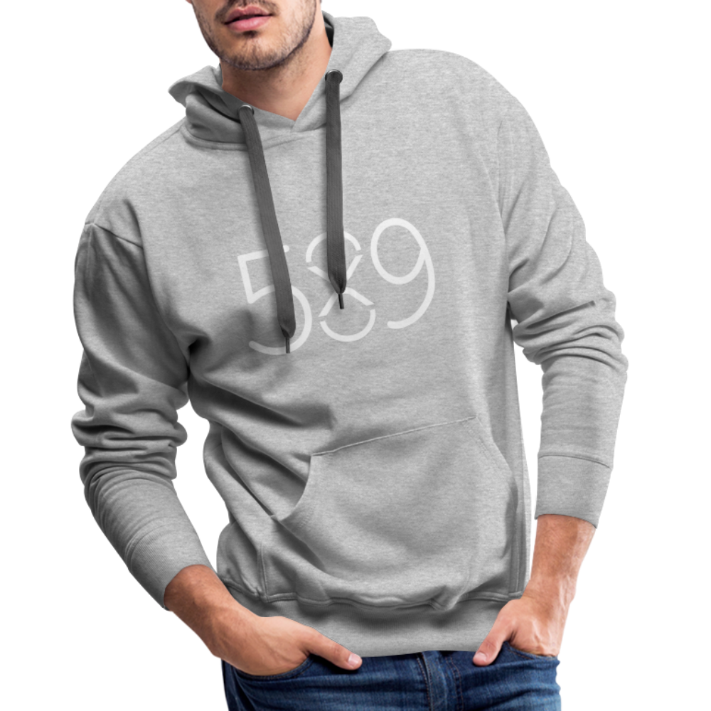 Männer Hoodie 589 XRP - Grau meliert