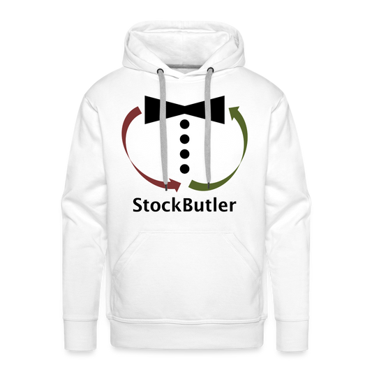 StockButler Hoodie hell - weiß