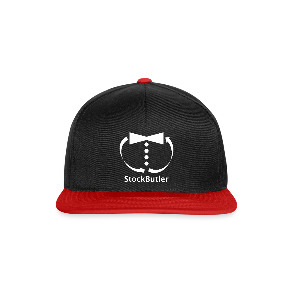 Snapback Cap - Schwarz/Rot