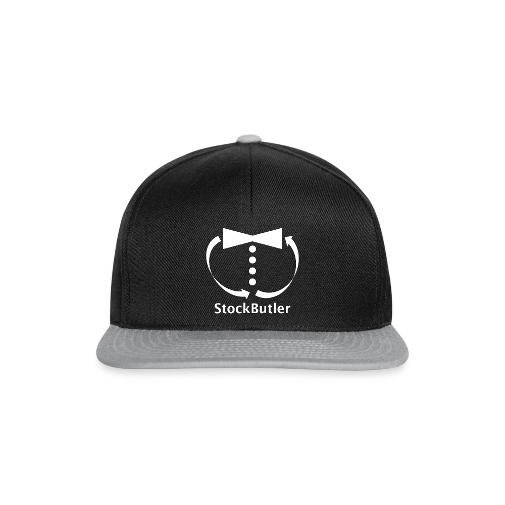 Snapback Cap - Schwarz/Grau