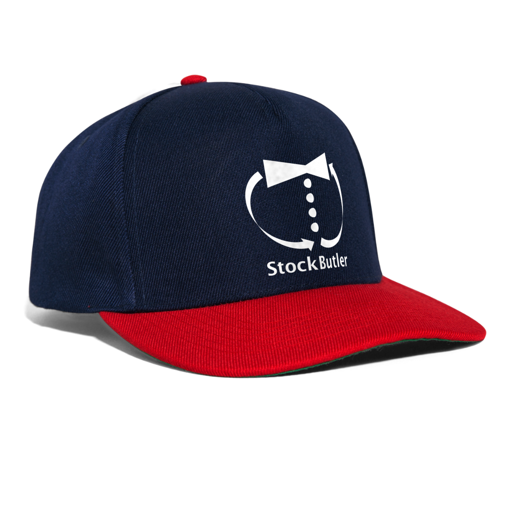 Snapback Cap - Navy/Rot