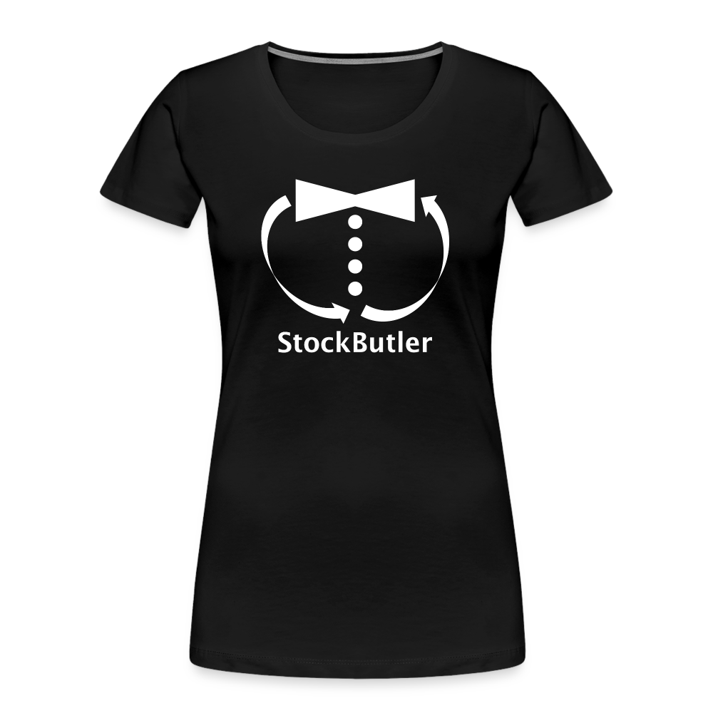 Frauen Premium Bio T-Shirt - Schwarz