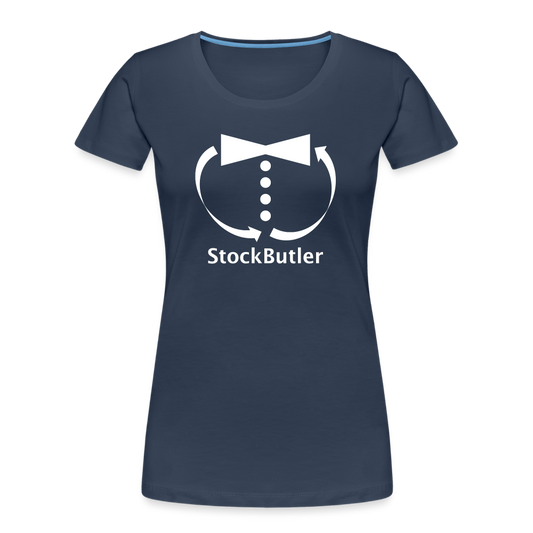 Frauen Premium Bio T-Shirt - Navy