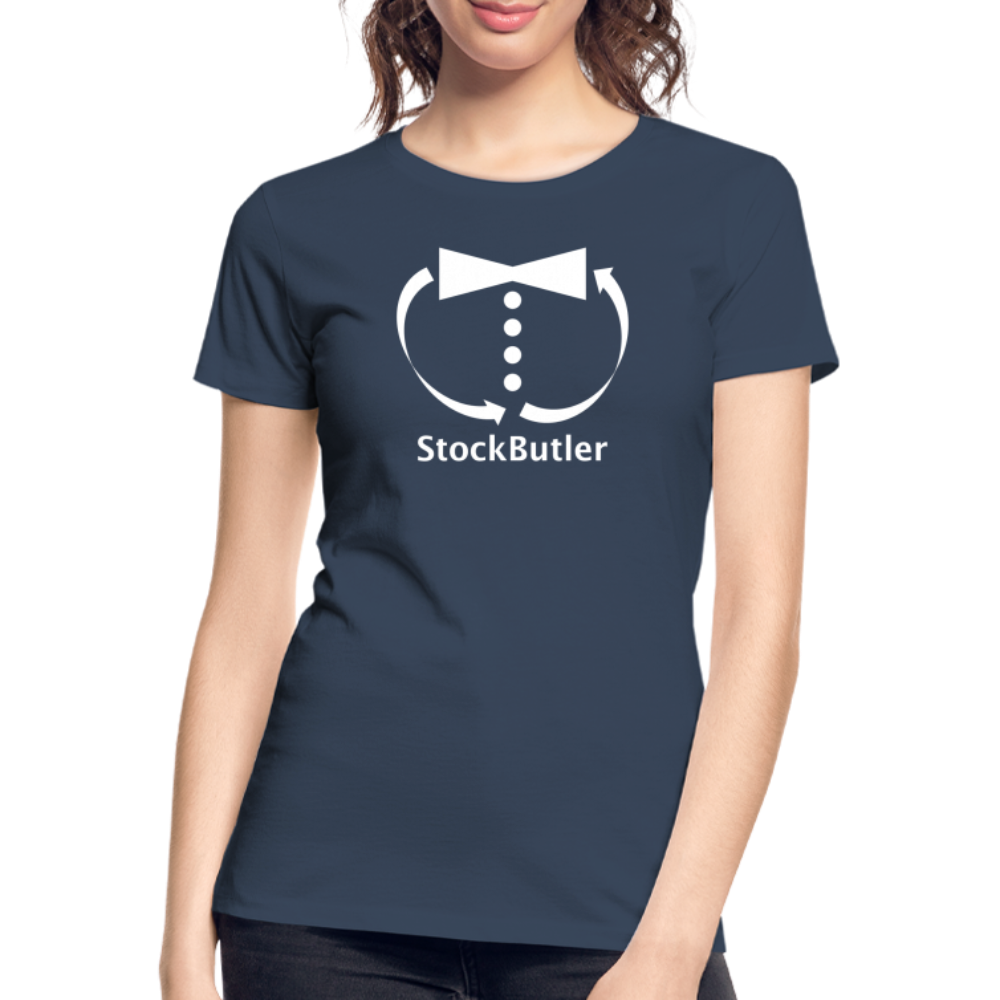 Frauen Premium Bio T-Shirt - Navy