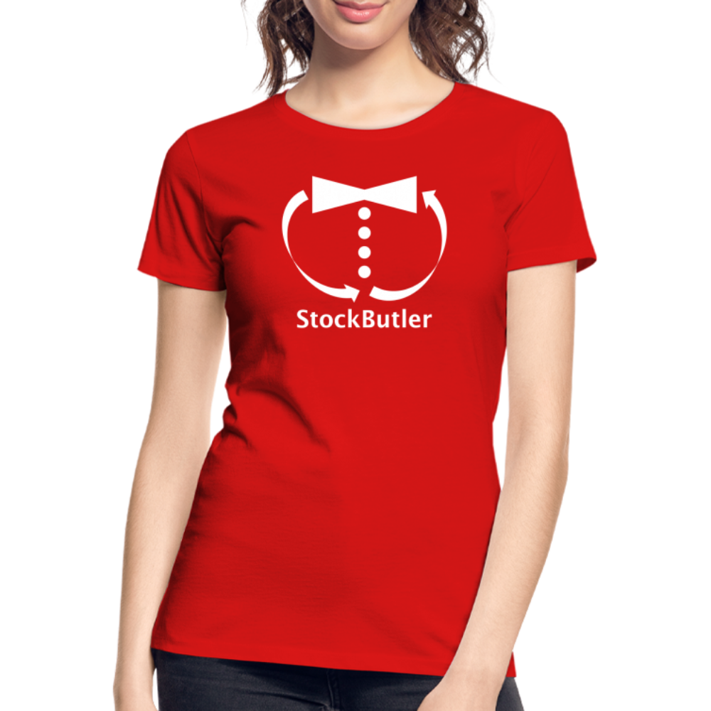 Frauen Premium Bio T-Shirt - Rot