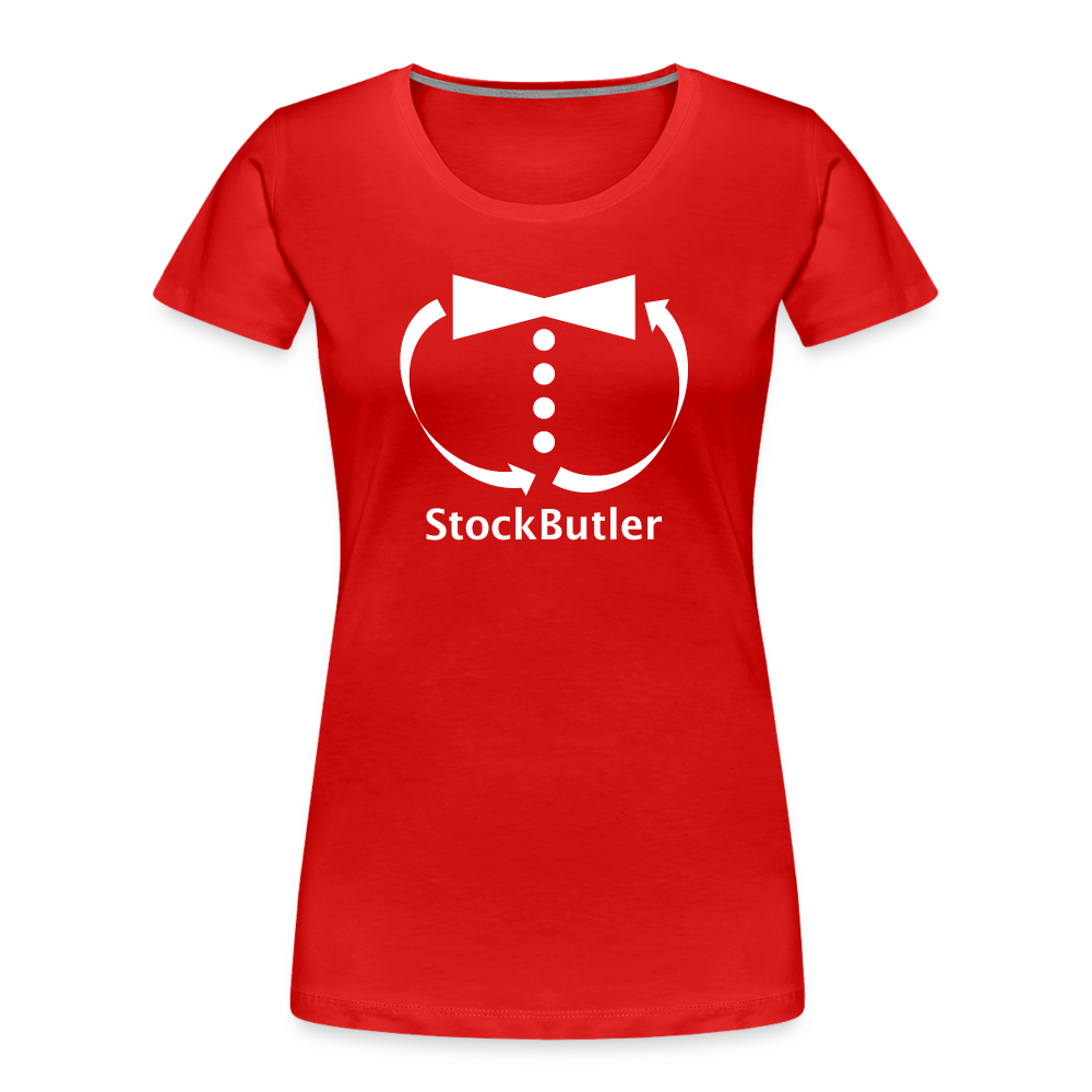Frauen Premium Bio T-Shirt - Rot
